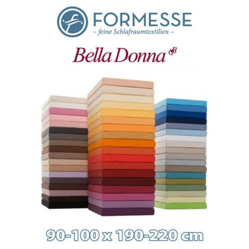 Formesse Bella Donna Jersey Spannbetttuch 90/190x100/220 Cm 0122 Muskat 1a