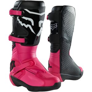 Fox Comp Damen Motocross Stiefel - Schwarz Pink - 45 - Female