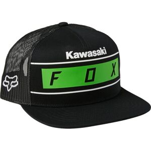 Fox Kawi Stripes Snapback Kappe - Schwarz Grün - Einheitsgröße - Unisex