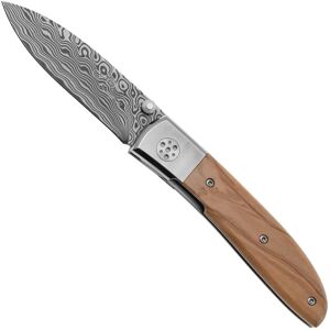 Fox Knives Elite Fx-273-dol Damasteel Super Dense Twist Damascus, Olive Wood, Herrenmesser