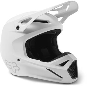 Fox V1 Solid Motocross Helm - Weiss - 2xl - Unisex