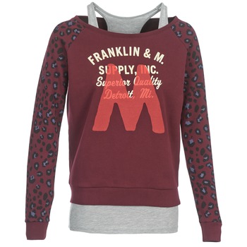 franklin & marshall sweatshirt manteco rot donna