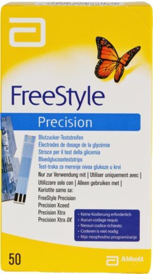 Freestyle Precision Blutzucker Teststr.o 50 St. 4 Stück 