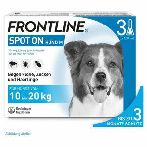 Frontline Spot On H 20 Lösung F.hunde 3 St Einzeldosispipetten