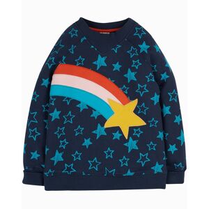 Frugi - Sweatshirt Rainbowstars In Blau, Gr.92/98