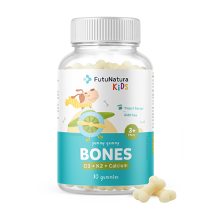 Futunatura Kids 3x Bones – Gummies Für Kinder – Knochen, Zusammen 90 Gummibonbons