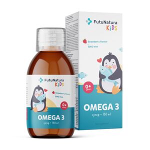 Futunatura Kids 3x Omega 3 – Kindersirup, Zusammen 450 Ml