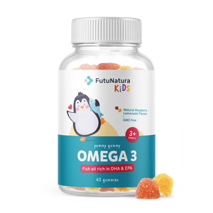 Futunatura Kids 3x Omega-3 – Gummies Für Kinder, Zusammen 180 Gummibonbons