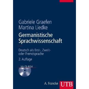 Gabriele Graefen - Gebraucht Germanistische Sprachwissenschaft: Deutsch Als Erst-, Zweit- Oder Fremdsprache - Preis Vom 02.05.2024 04:56:15 H