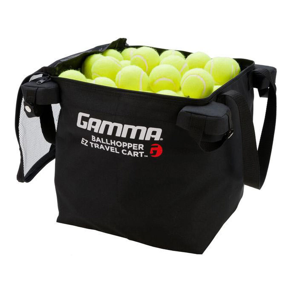 Gamma Ballhopper Ez Travel Cart 150 Extra Ball Bag Tennis Balltasche Schwarz Neu