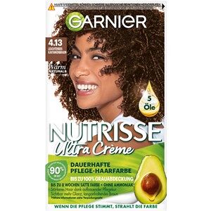 Garnier Haarfarben Nutrisse Ultra Creme Dauerhafte Pflege-haarfarbe 040 Chocolate Mittelbraun