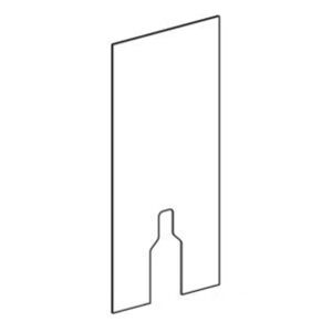 Geberit Monolith Ersatz Glas-frontverkleidung Sanitärmodul Für Stand Wc 114 Cm