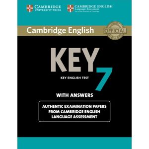 Gebraucht Cambridge English Key 7 Student's Book With Answers: Authentic Examination Papers From Cambridge English Language Assessment - Preis Vom 26.04.2024 05:02:28 H