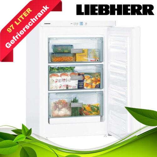 Gefrierschrank 97l Freistehend Weiß Eisschrank Tiefkühlschrank Lcd Leise Eisbox