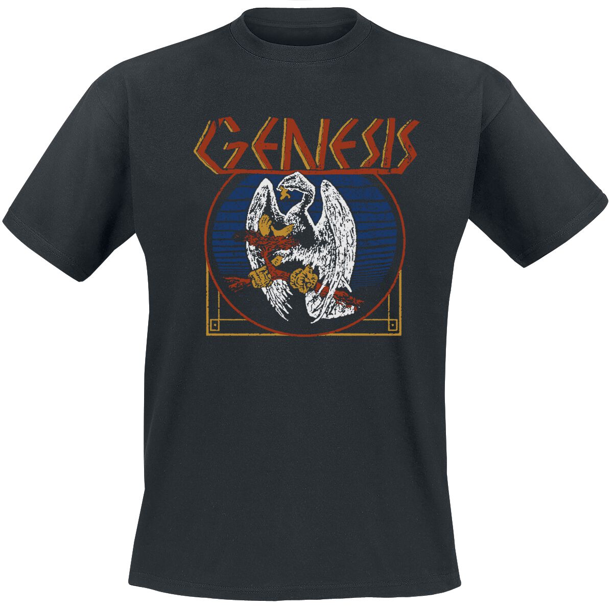 genesis t-shirt - vulture - s bis xxl - fÃ¼r mÃ¤nner - grÃ¶ÃŸe xxl - - emp exklusives merchandise! schwarz