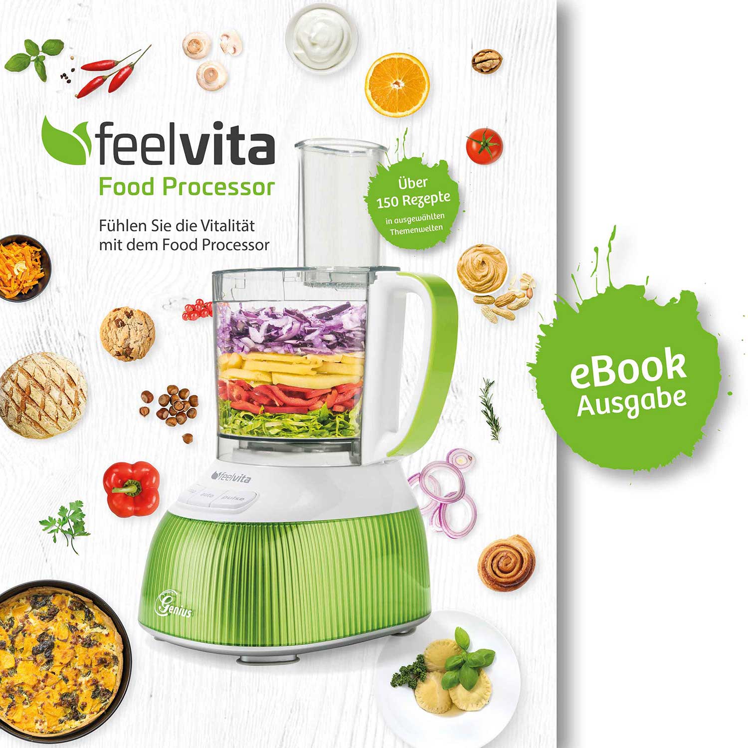 genius feelvita food processor rezeptbuch (ebook)