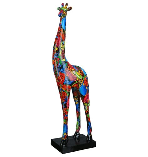 gilde giraffe street art; 13.5x48x8.5 cm (bxhxt); ; 2 stÃ¼ck / packung mehrfarbig