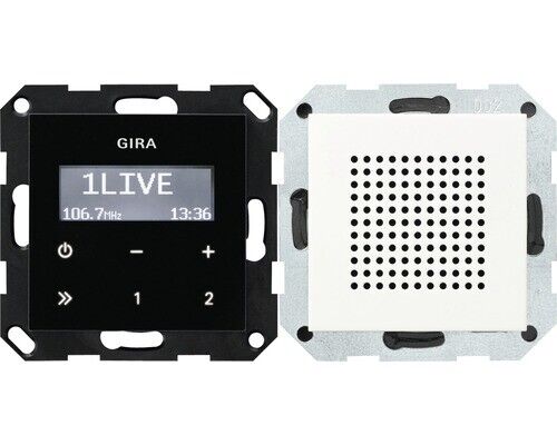 Gira 228003 Up-radio Rds Lautsprecher System 55 Reinweiß