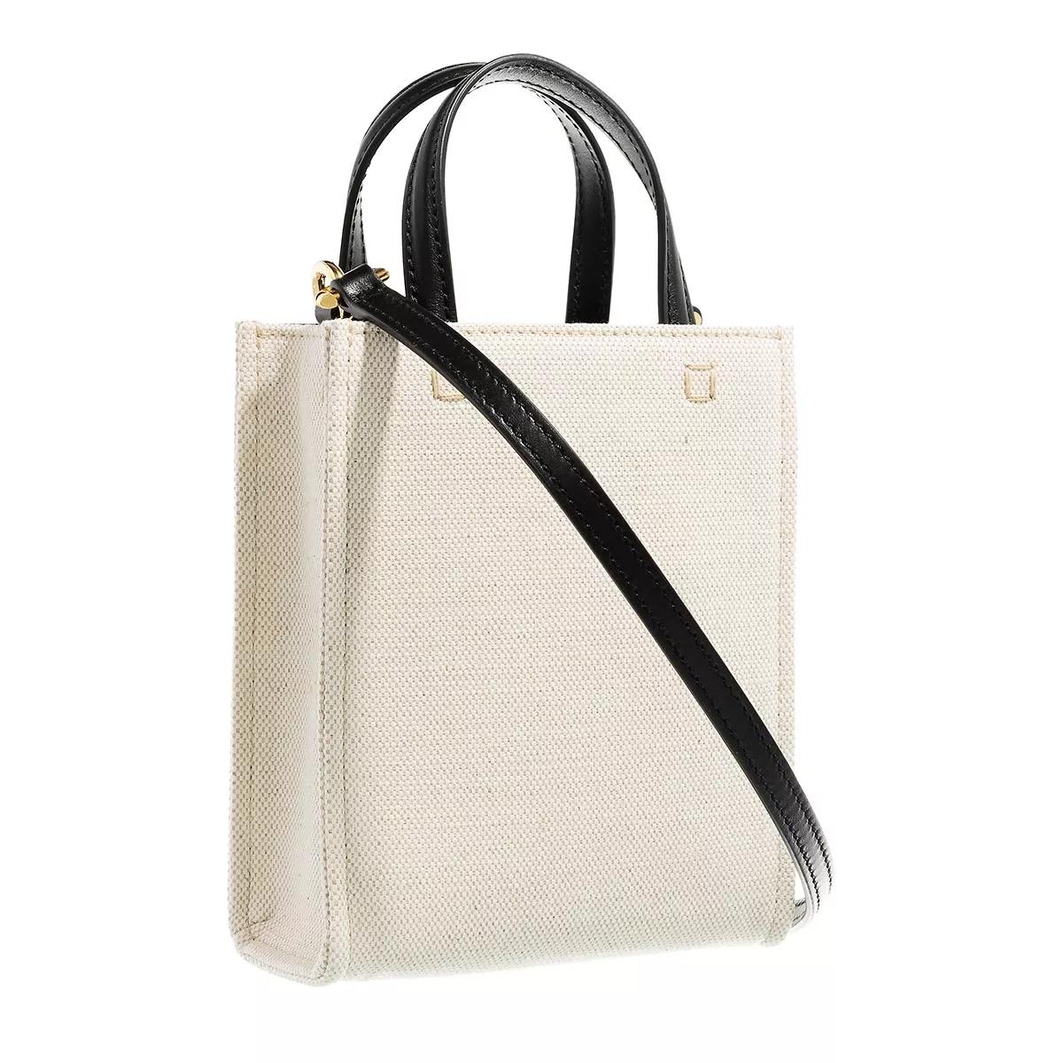 givenchy tote - mini g-tote shopping bag in washed canvas - gr. unisize - in - fÃ¼r damen creme donna