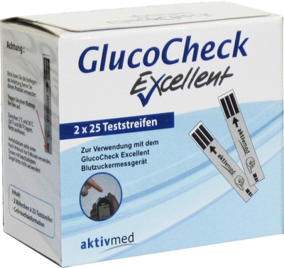 Glucocheck Exellent 150 Teststreifen Mhd 10.09.2025