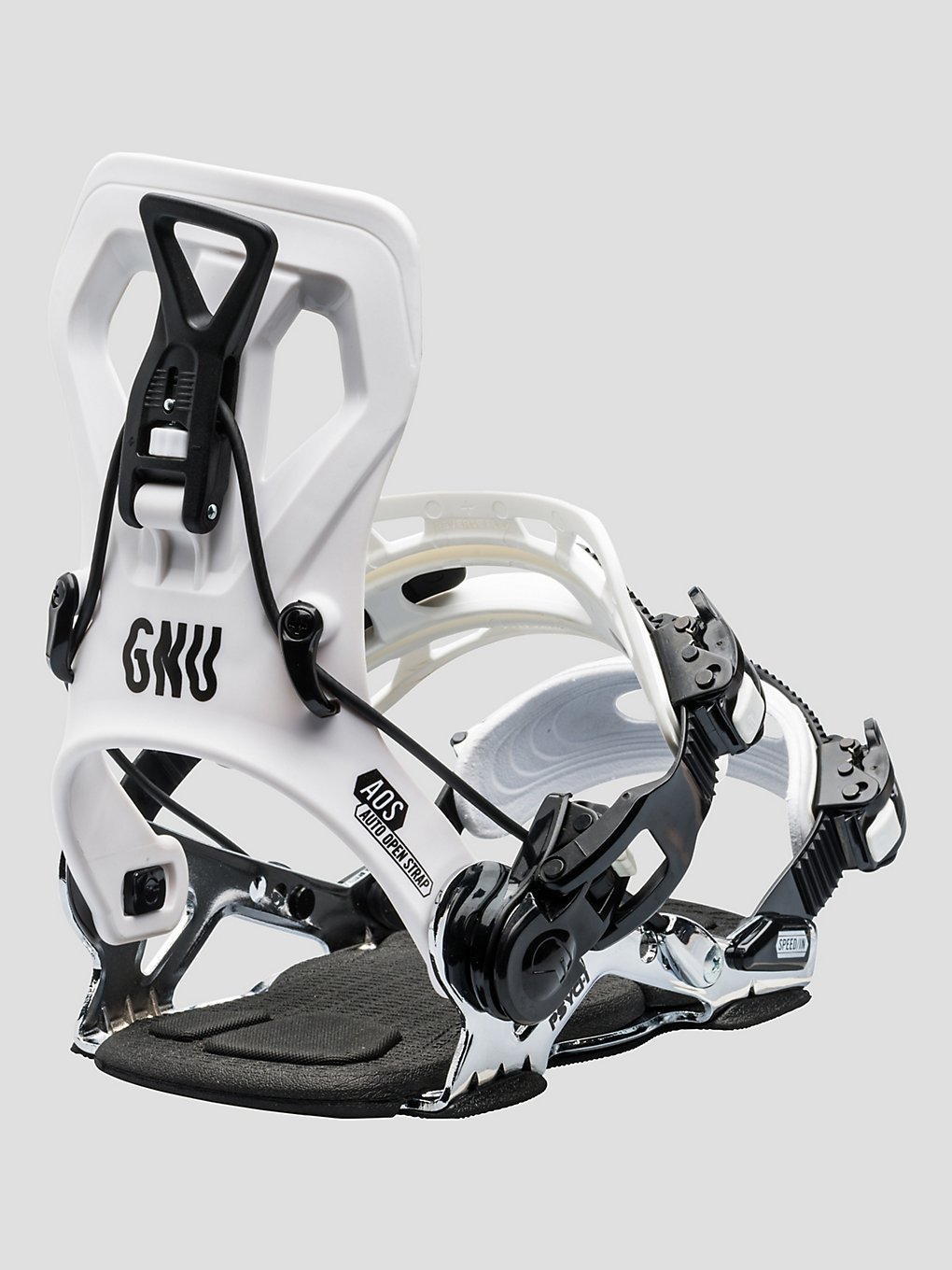 gnu psych 2024 snowboard-bindung white