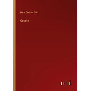 Goethe Von Hans Gerhard Gr?f Taschenbuch Buch