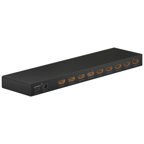 Goobay 58484 Hdmi Splitter 1 To 8 / Hdmi Splitter Supports Resolutions Up To 4k 