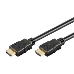Goobay High Speed Hdmi-kabel Mit Ethernet 15 M Schwarz Rundkabel 4k 3d D.: 6mm