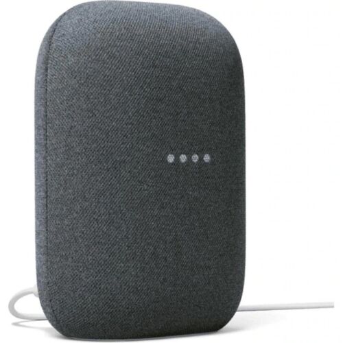 Google Nest Audio - Google Assistant - Oval - Anthrazit - Kunststoff