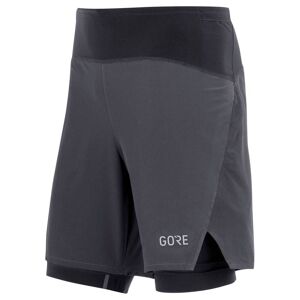 Gore Wear Gore R7 2in1 Shorts Herren Laufhose Black Gr. S