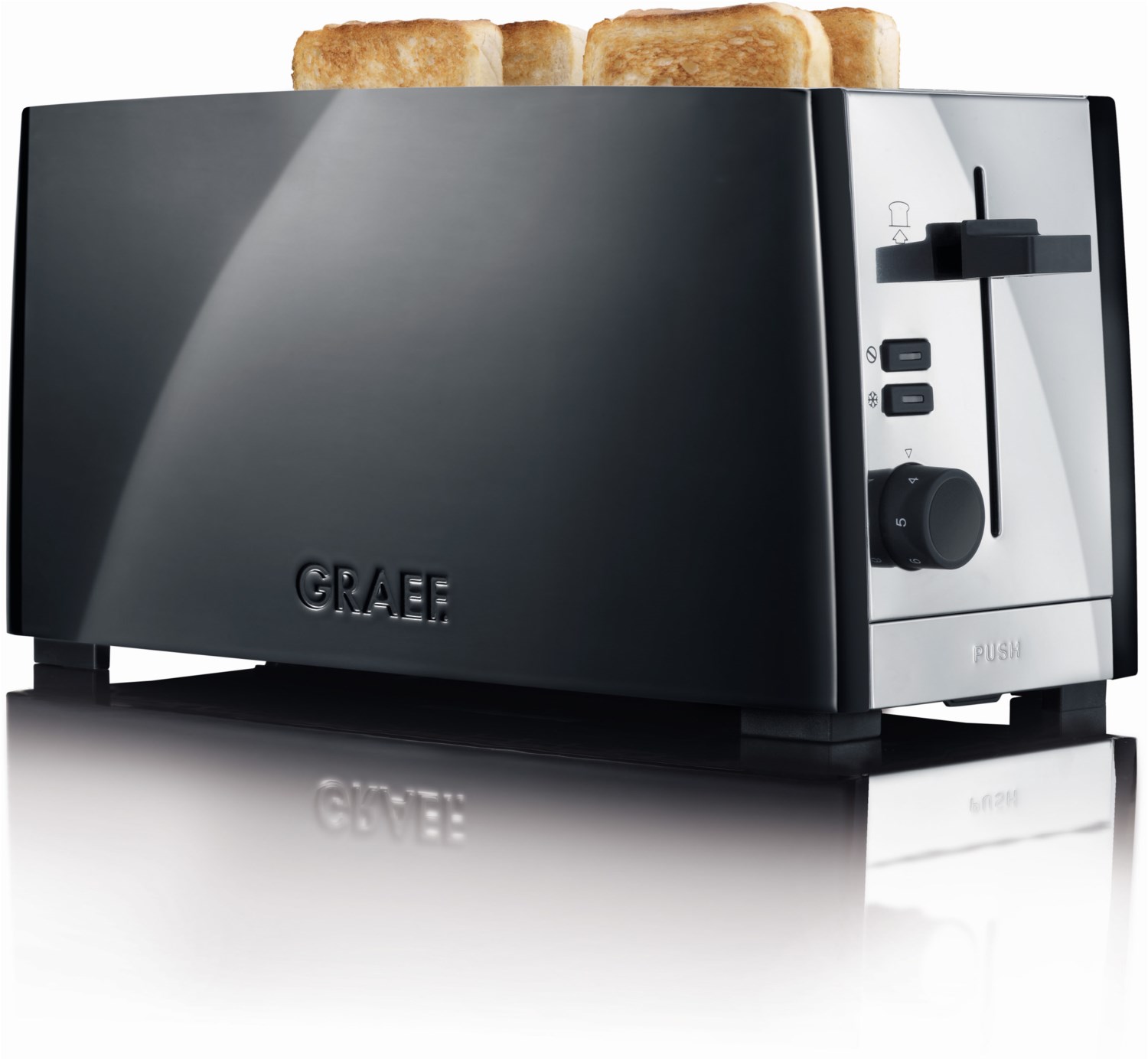 Graef Chef Edelstahl Elektro-toaster / Sandwichmaker