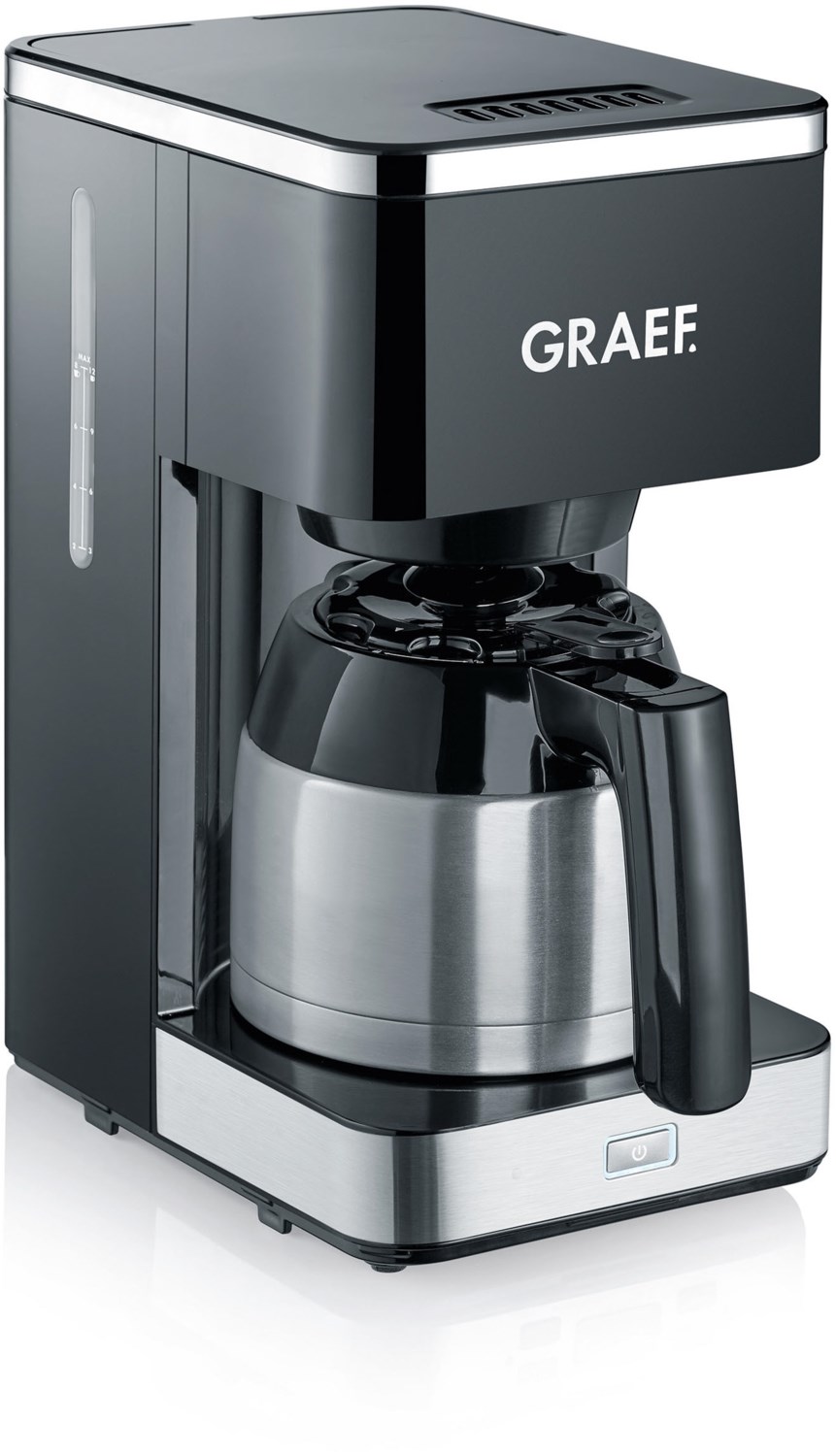 Graef Fk 412 - Filterkaffeemaschine - 1 L - 900 W - Schwarz - Edelstahl