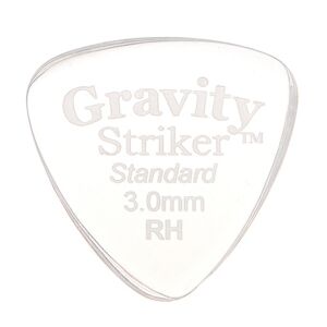 Gravity Guitar Picks Striker Rh Speed Bevels 3,0mm Clear