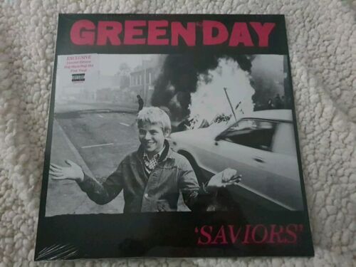 Green Day - Saviors Exclusive Limited Edition Magenta Black Vinyl Lp Neu