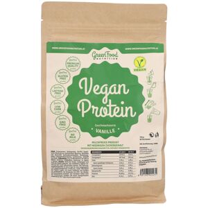 Greenfood Nutrition Vegan Protein Flavour Vanilla 750g 750 G Pulver