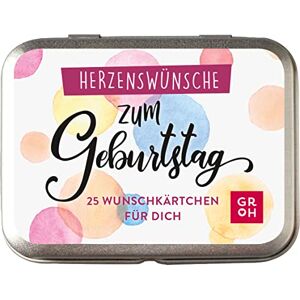 Groh Verlag - Herzenswünsche Zum Geburtstag: 25 Kleine Wunschkärtchen Für Dich