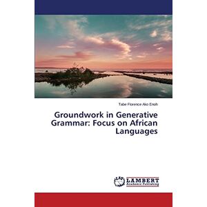 Groundwork In Generative Grammar: Focus On African Languages 3106
