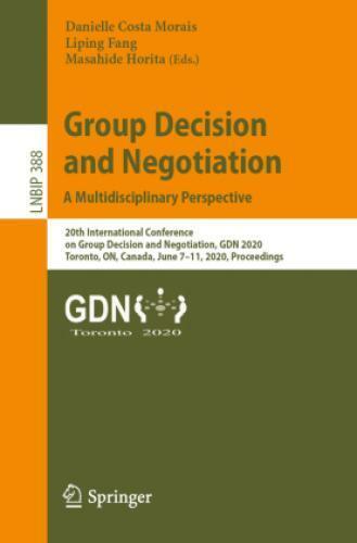 Gruppenentscheidung Und -verhandlungen: Eine Multidisziplinäre Perspektive: 20.