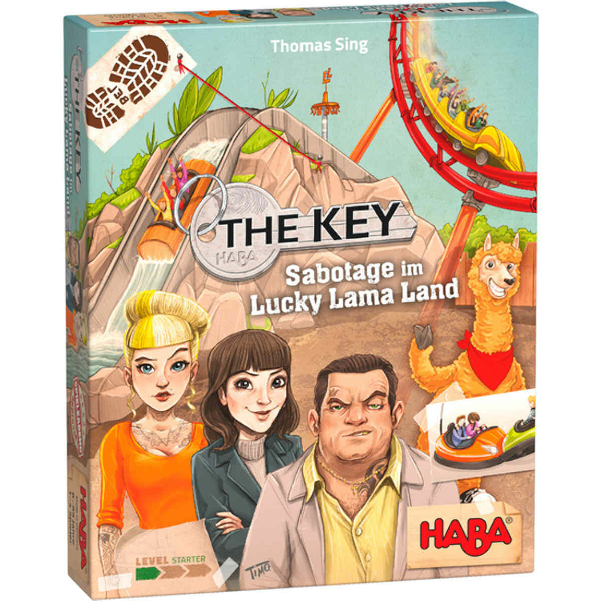 Haba Spiel The Key - Sabotage Im Lucky Lama Land, Rätselspiel, Deduktionsspiel