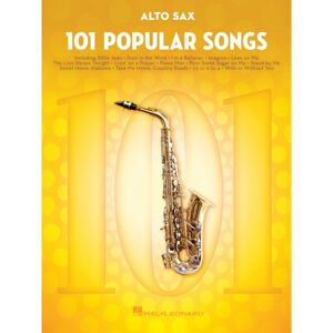 Hal Leonard 101 Popular Songs For Alto Saxophone - Noten Sammlung Für Holzblasinstrumente