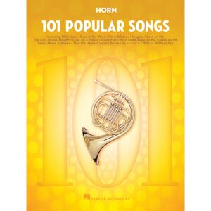 Hal Leonard 101 Popular Songs For Horn - Noten Sammlung Für Blechblasinstrumente