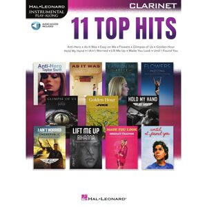 Hal Leonard Instrumental Play-along: 11 Top Hits For Clarinet - Noten Für Holzblasinstrumente