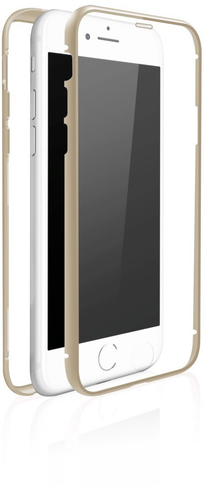 Hama 360 Glass Handy-schutzhüllen Gold, Transparent