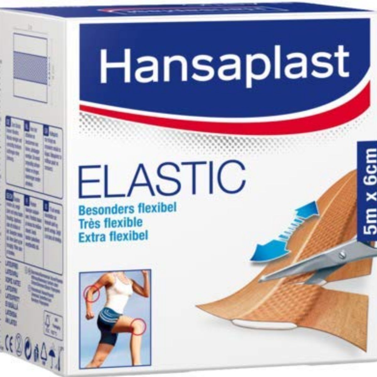 Hansaplast Elastic Pflaster 6 Cmx5 M 1 St