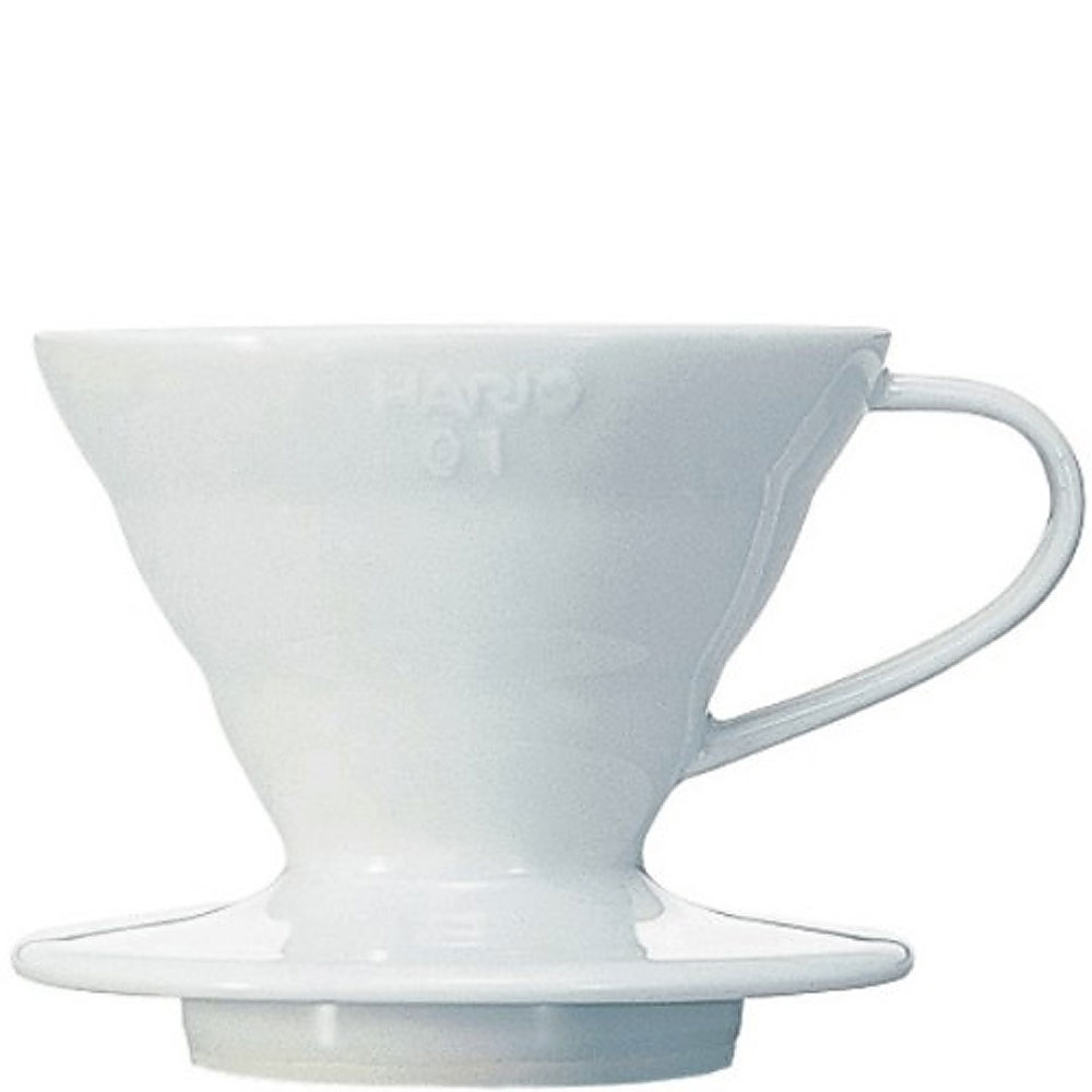 Hario Coffee Dripper V60 01 Ceramic White Kaffeefilter