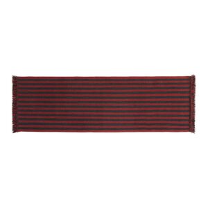 Hay - Stripes And Stripes Wool Teppich, 200 X 60 Cm, Cherry