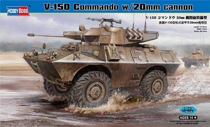 (hbb82420) - Hobbyboss 1:35 - V-150 Commando W/ 20mm Cannon