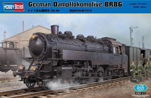 (hbb82914) - Hobbyboss 1:72 - German Dampflokomotive Br86