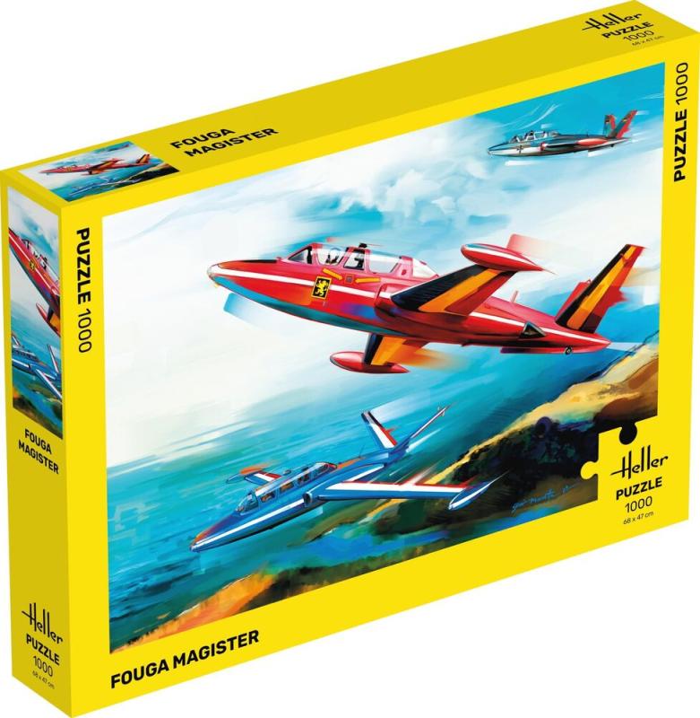 heller puzzle fouga magister - 1000 teile