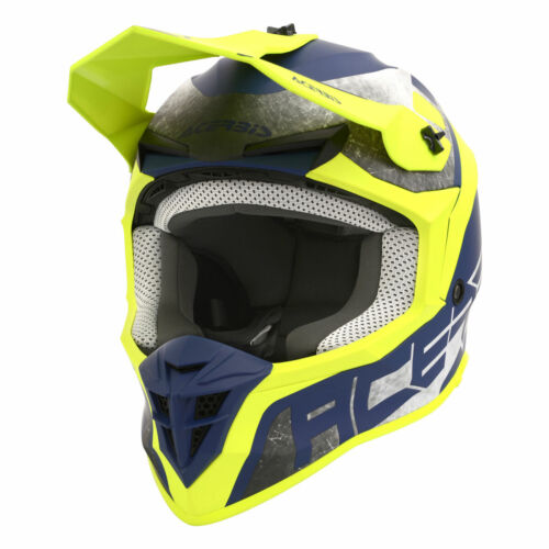Helm Moto-cross Acerbis Linear Gelb / Blue